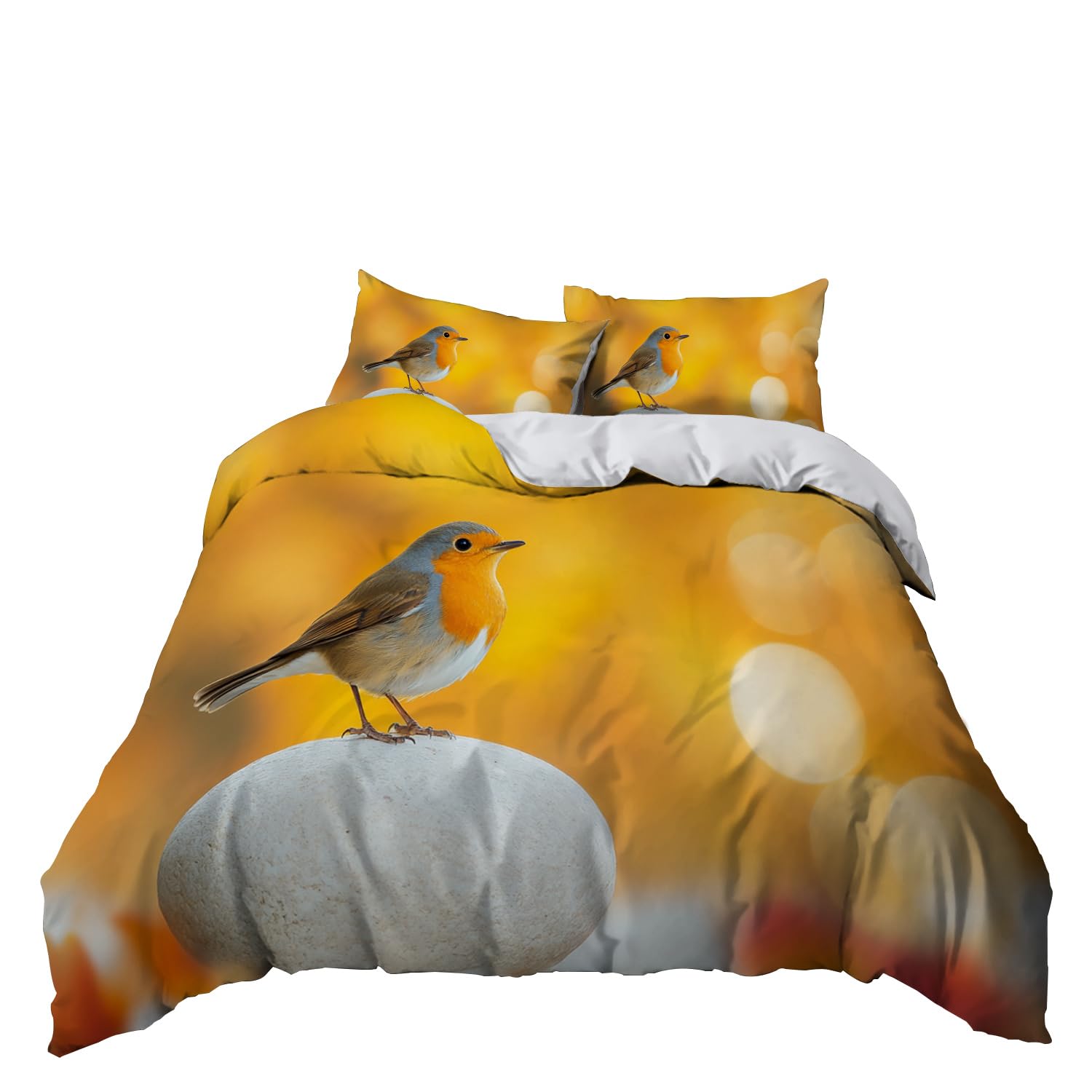 Amazon｜Bird&Stone 子供用 ティーンズ用 キルトカバー かわいい鳥柄